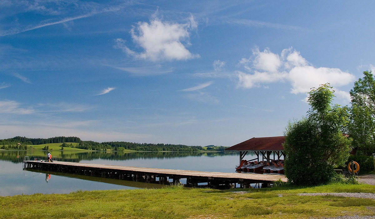 Bannwaldsee Baviera - Schwangau visuel 3/4 Bannwaldsee Baviera - Schwangau visuel 3/4