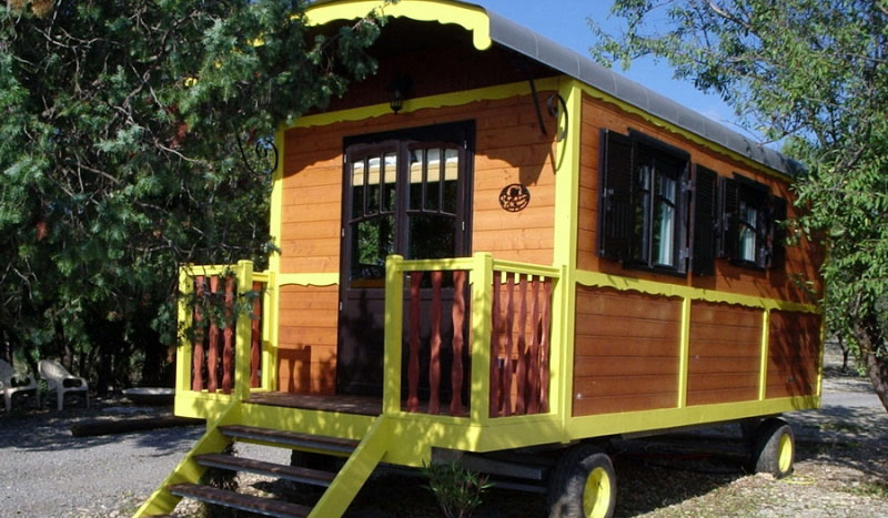 Roulottes et Cabanes de Saint Cerice Rodano-Alpi - Vogüé visuel 9/11