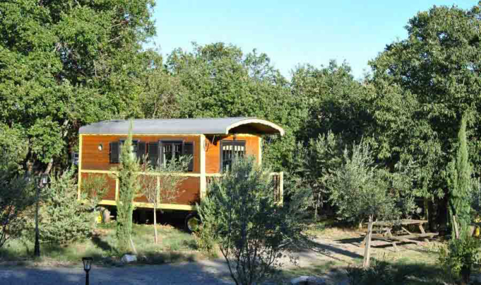 Roulottes et Cabanes de Saint Cerice Rodano-Alpi - Vogüé visuel 4/11